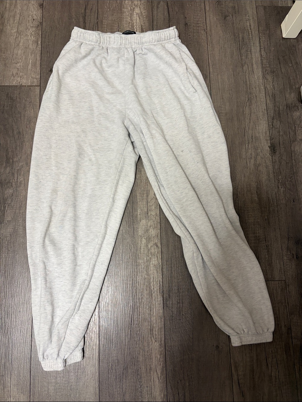 Women Light Gray Cozy Jogger Sweatpants